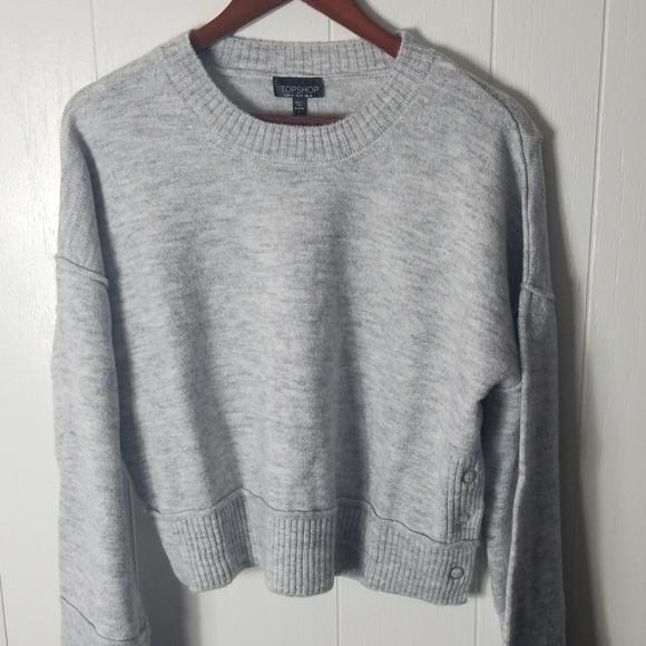 Topshop Popper Sweater - Picture 4 of 6